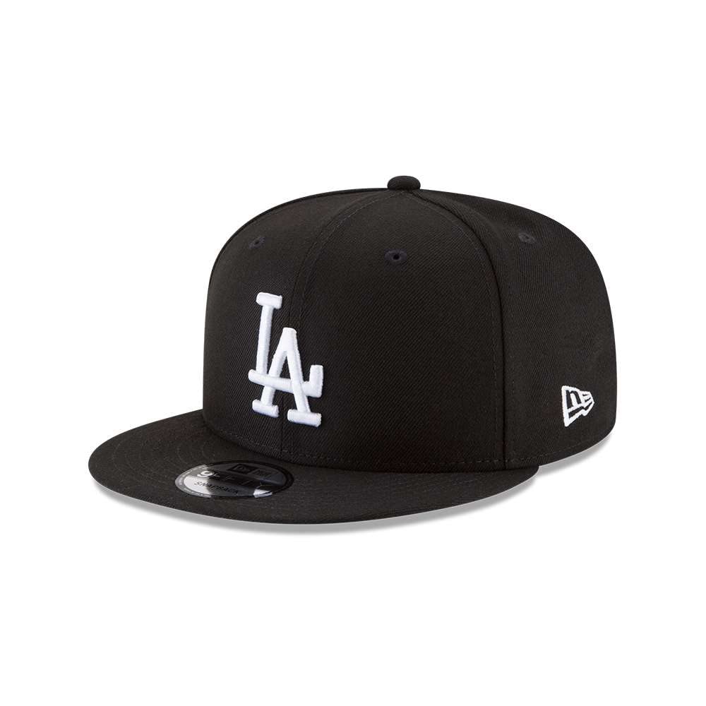 New Era 950 Los Angeles Dodgers Basic Snapback Hat (Black/White