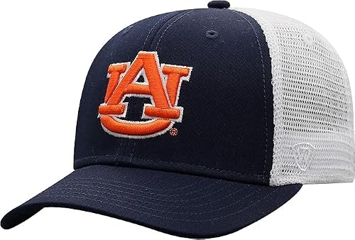 Collegiate Adjustable Trucker Hats (US, Alpha, One Size, Auburn)