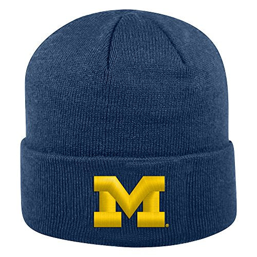 Top of the World Michigan Wolverines Men's Cuffed Knit Hat Team Icon, One Fit