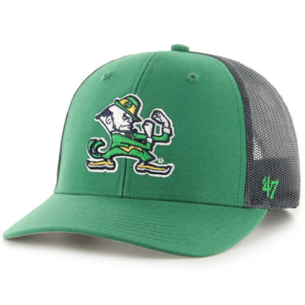 47 Notre Dame Fighting Irish Adjustable Trucker Hat - Green