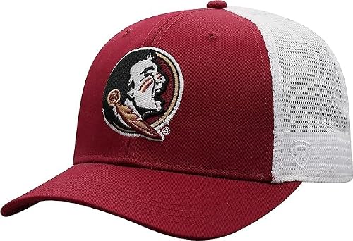 Collegiate Adjustable Trucker Hats (US, Alpha, One Size, Florida State)