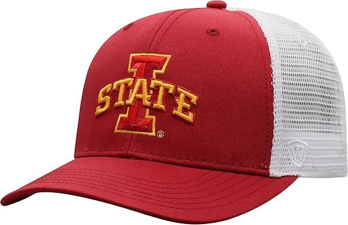 Iowa State Collegiate Adjustable Hats (US, Alpha, One Size, Iowa State Trucker Hat)
