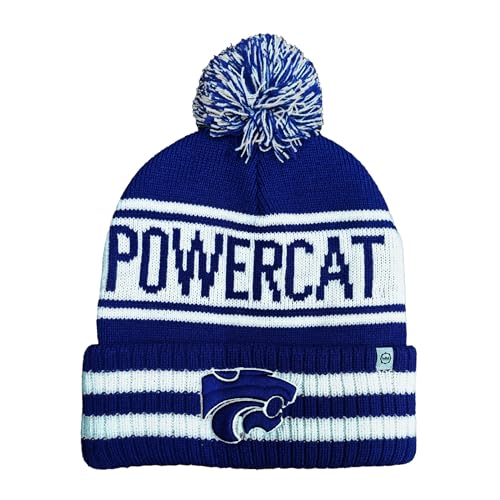 Franchise Club Unisex Kansas State Rally Cry Knit Hat with Pom Purple