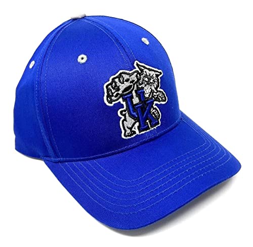 Blue MVP Kentucky Wildcats Retro Mascot Logo Adjustable Curved Bill Hat