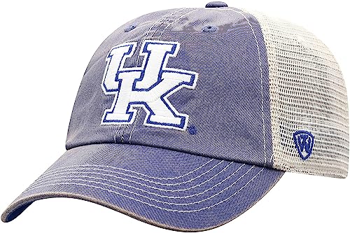 Collegiate Hats - Fitted Caps Adjustable Hats and Snapbacks Available (Adjustable Hat, Kentucky Vintage)