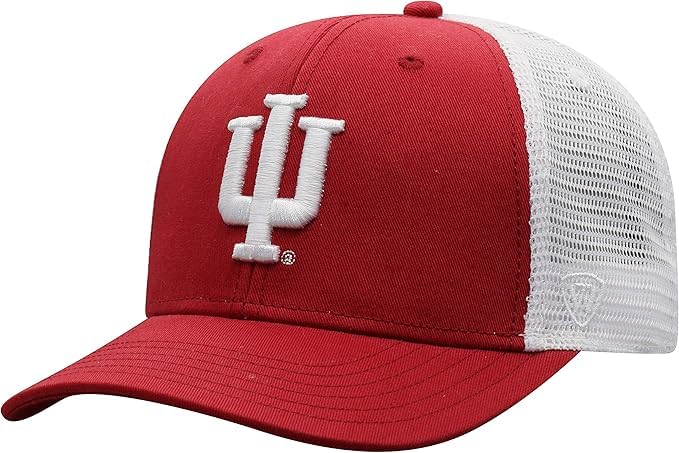 Pro Sport Brand Indiana Adjustable College Hats (US, Alpha, One Size, Indiana Trucker Hat)