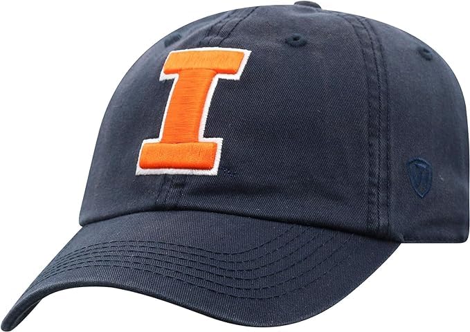 Illinois Collegiate Adjustable Hats (Adjustable Hat, Illinois I)