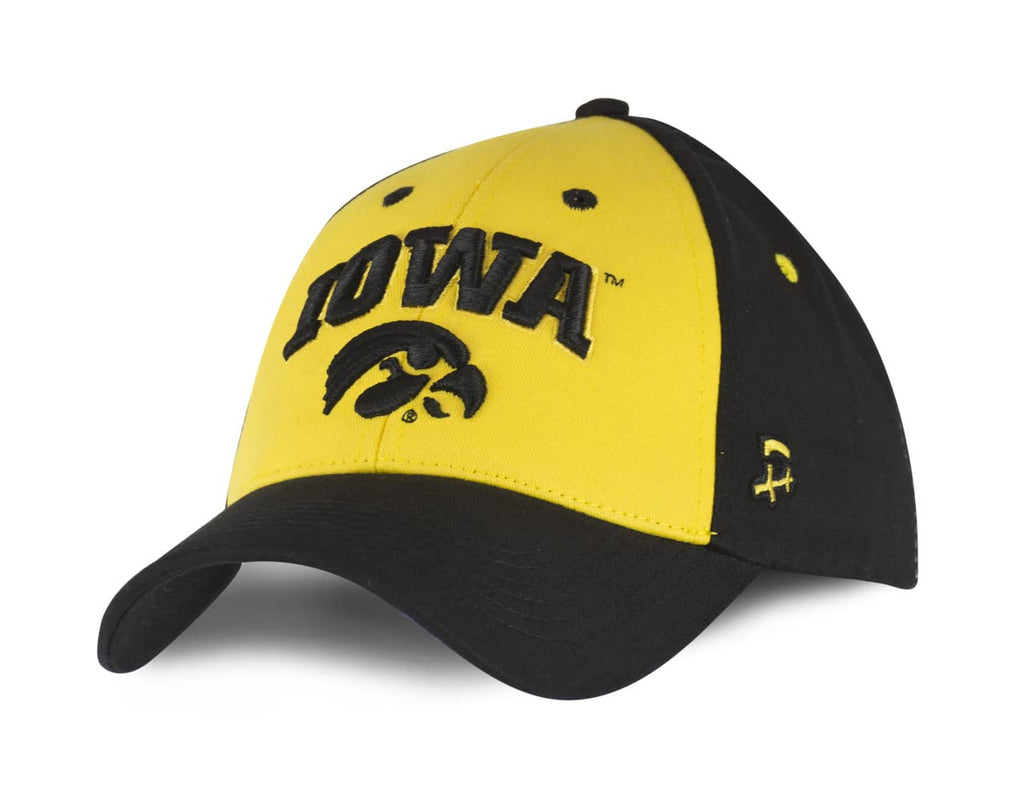 University of Iowa Hawkeyes Baseball Hat Adjustable Cap Mens & Womens Football (IOWA-003HT)