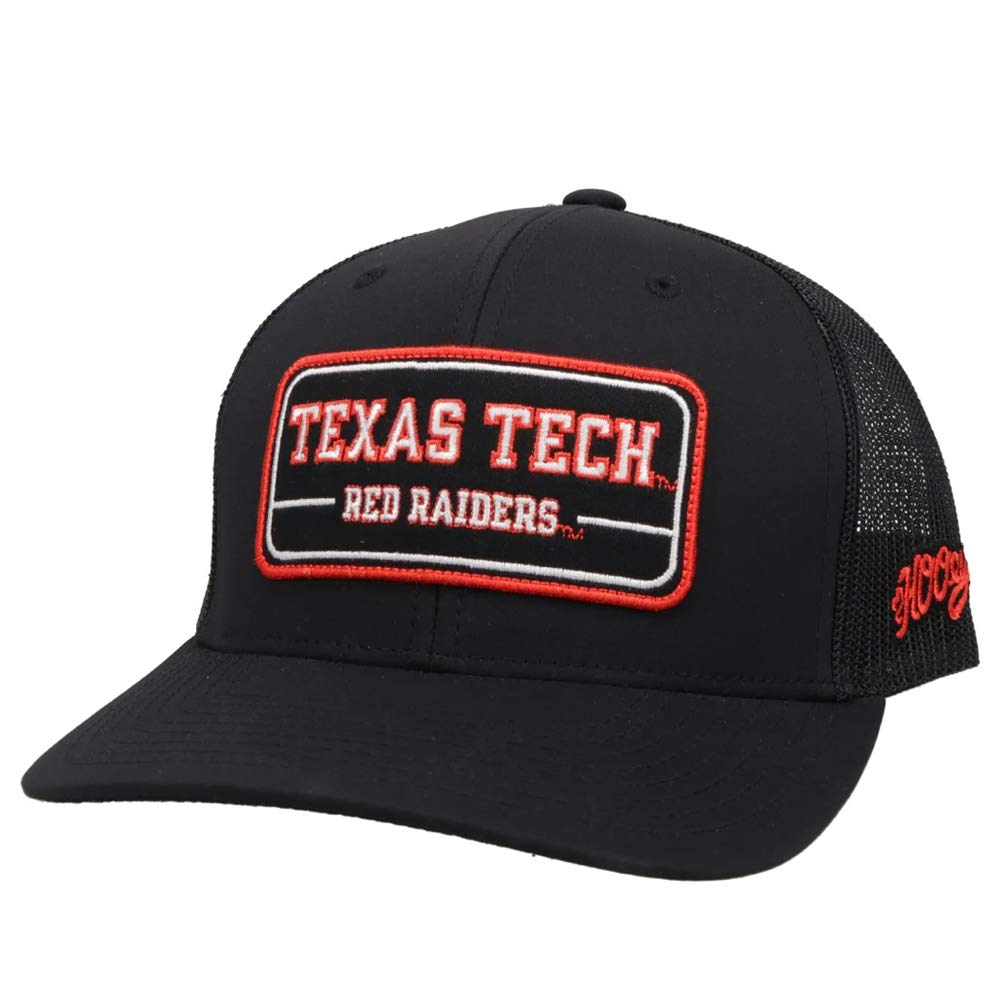 HOOEY Men's Texas Tech University Officially Licensed Collegiate Hat (US, Numeric, 0, 8, 7046T-Black)