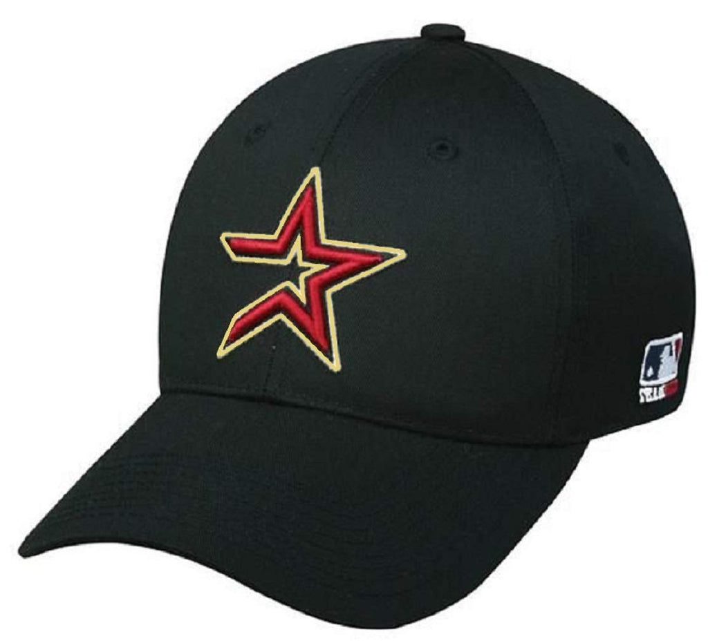 Outdoor Cap MLB-275 Major League Baseball Replica Adult Poly/Cotton Twill Cap, Astros