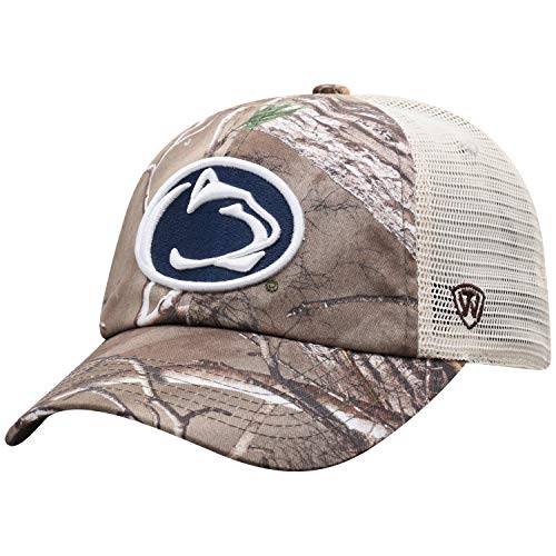 Top of the World Penn State Nittany Lions Men's Adjustable Two Tone Camo Stock Mesh Icon hat, Adjustable