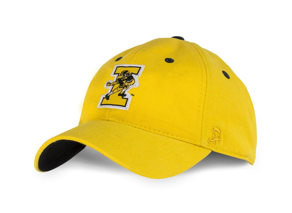 University of Iowa Hawkeyes Baseball Hat Adjustable Cap Mens & Womens Football Wrestling Basketball Softball (IOWA-022HT)