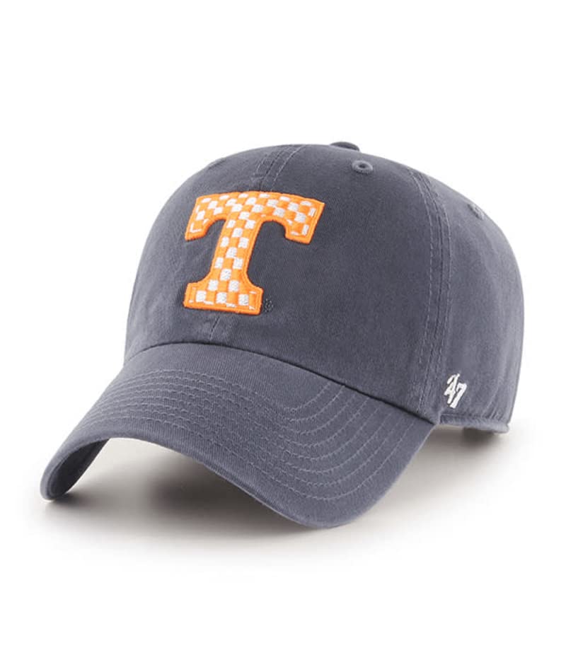 47 Tennessee Volunteers Mens Womens Clean Up Adjustable Strapback Navy Blue Hat with Team Color Logo