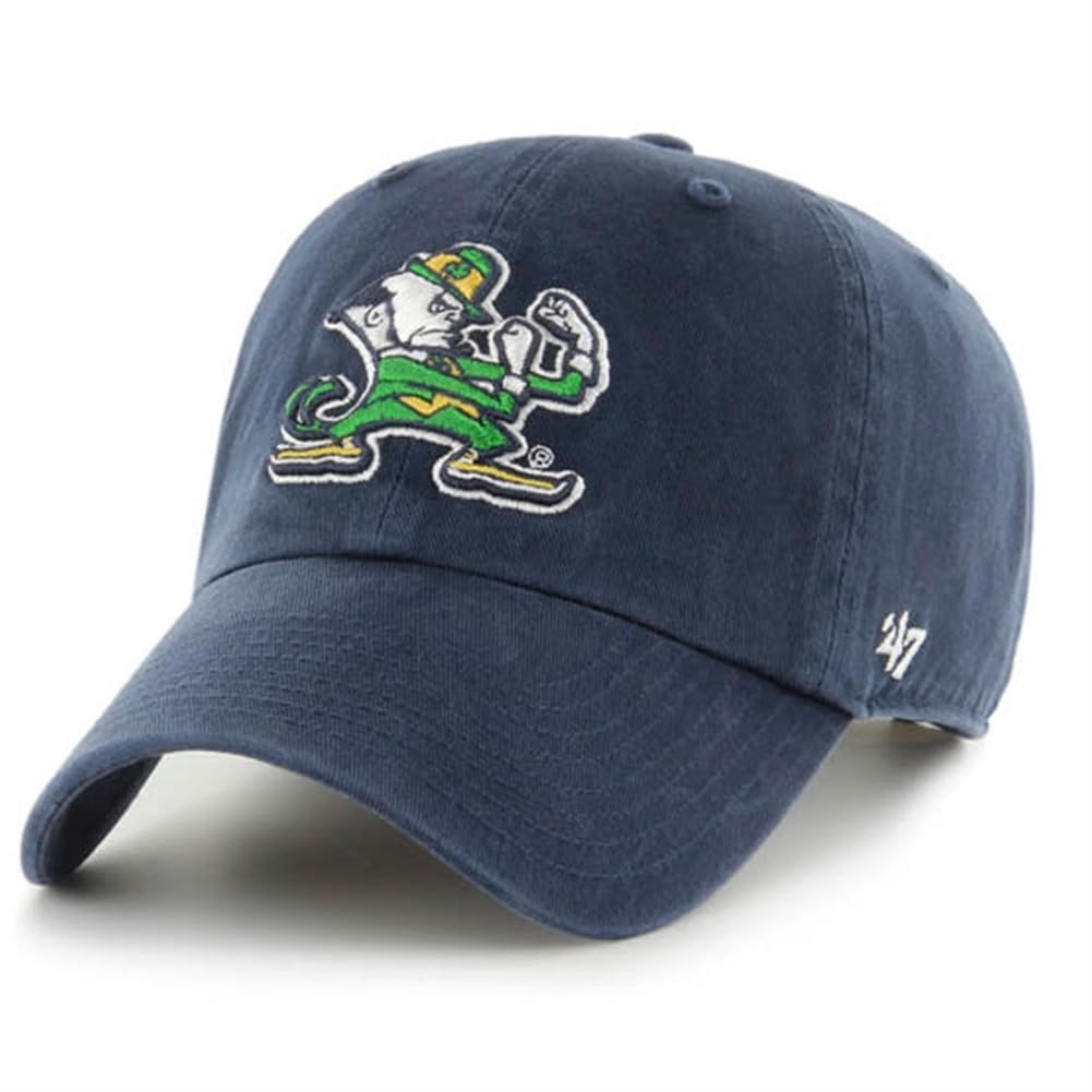 Notre Dame Fighting Irish Youth Clean Up Adjustable Hat - Navy