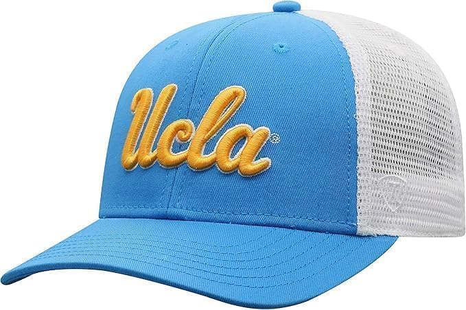 Collegiate Adjustable Trucker Hats (US, Alpha, One Size, U C L A)