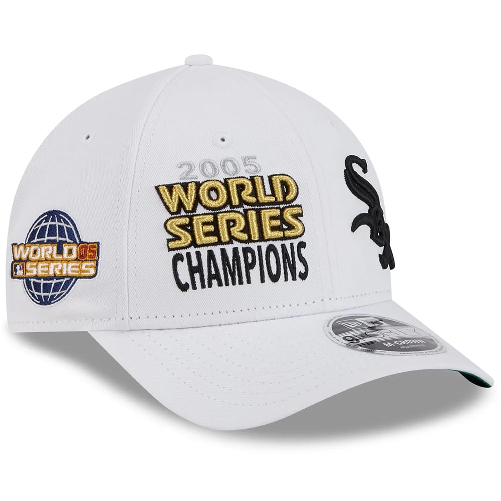 New Era Chicago White Sox 9FIFTY Gold Championship Pack 2005 World Series Snapback Cap, Adjustable Hat