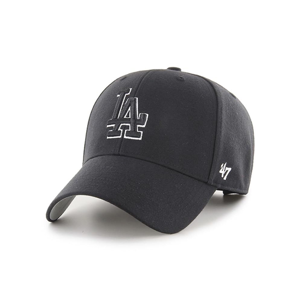 '47 Brand Los Angeles LA Dodgers MVP Hat Cap Black/White Outline