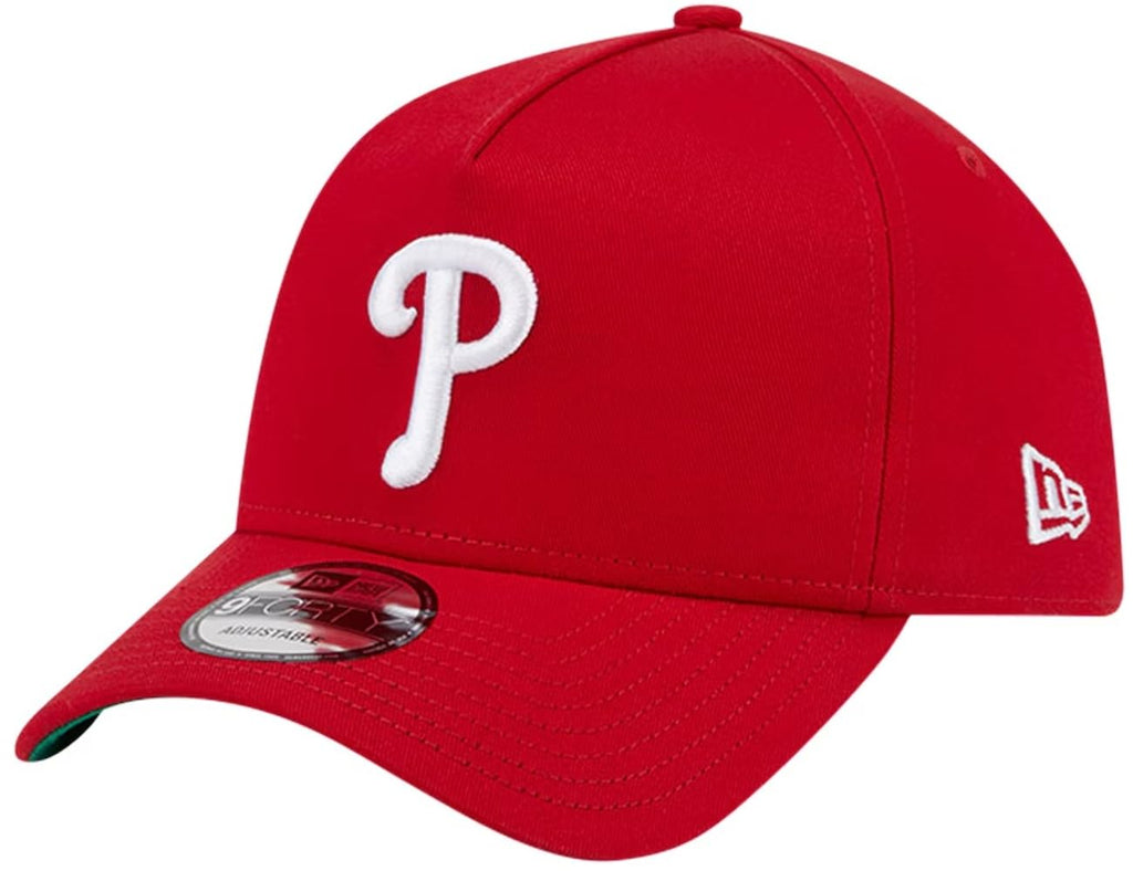 New Era Philadelphia Phillies 9Forty A-Frame Snapback Hat Red