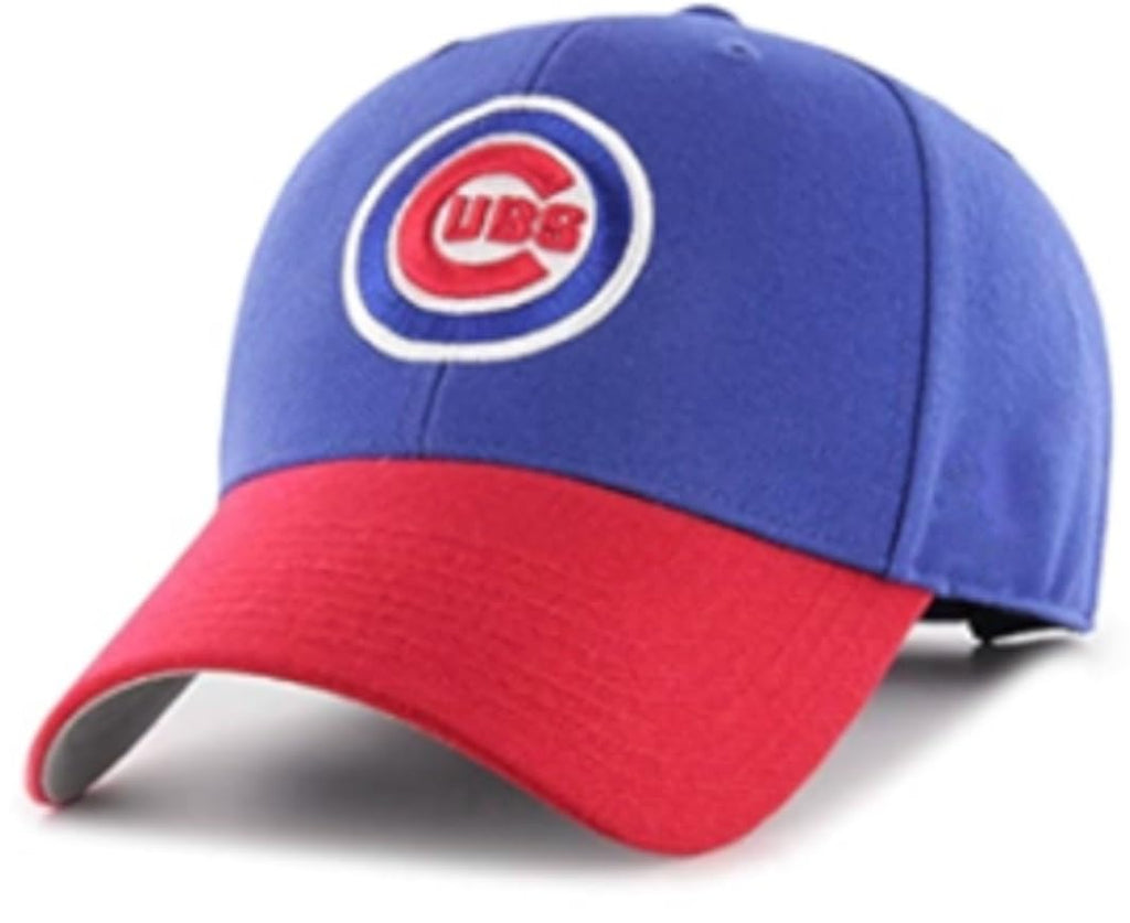 Officially Licensed Chicago Youth Boys Girls Baseball Hat Classic MVP Kids Adjustable Embroidered Team Logo Structured Cubs Two-Tone Cap