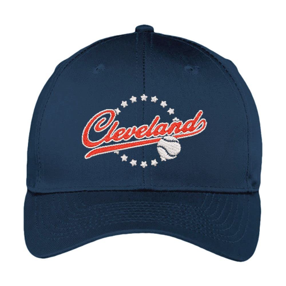 Cleveland Baseball Vintage Fan Hat (Navy Hat)