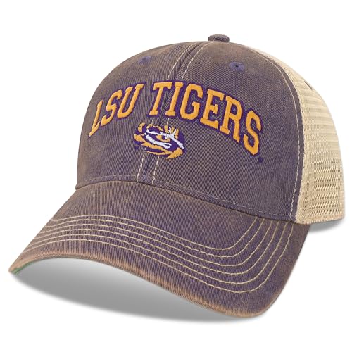Legacy NCAA Officially Licensed Baseball Hat, LSU Tigers Team Color