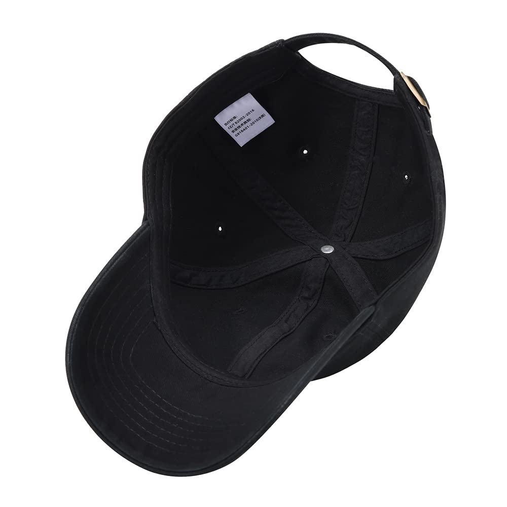 L8502-LXYB Baseball Cap Men Bear California Embroidered Washed Cotton Dad Hat Baseball Caps (Black,7 5/8)