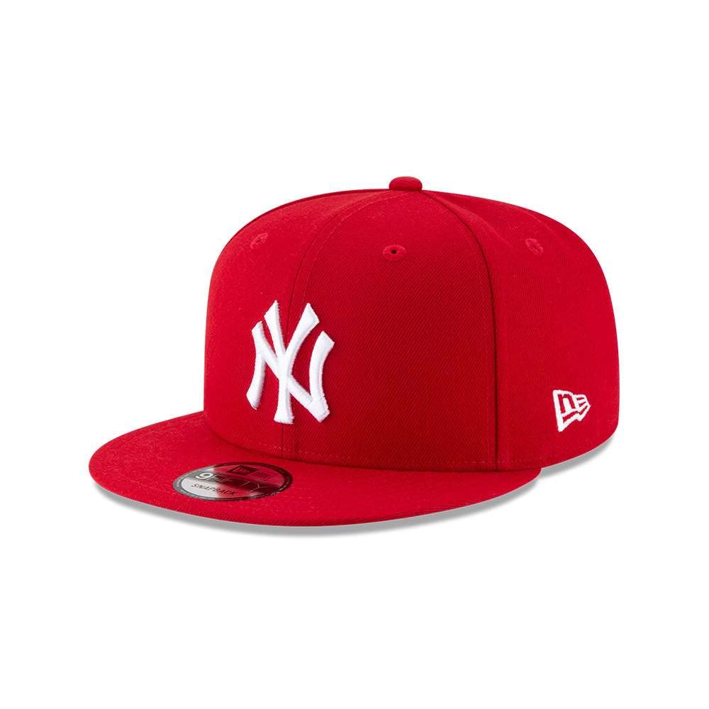 New Era New York Yankees 9FIFTY Snapback Hat - Scarlet