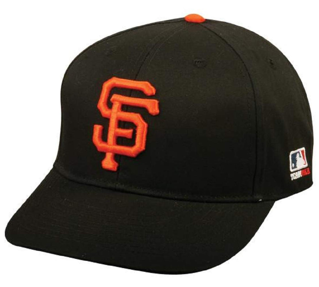 2013 Youth FLAT BRIM San Francisco Giants Home Black Hat Cap MLB Adjustable