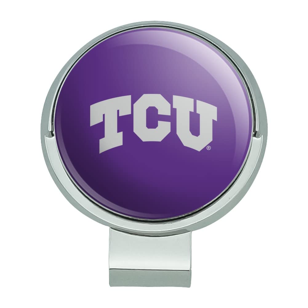 GRAPHICS & MORE TCU Primary Logo Golf Hat Clip with Magnetic Ball Marker
