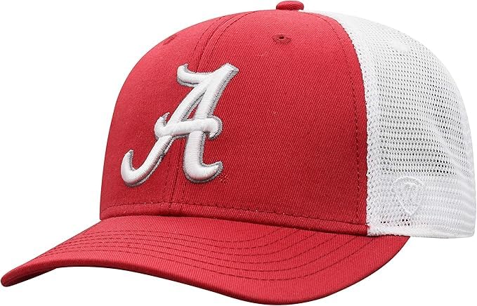 Collegiate Adjustable Trucker Hats (US, Alpha, One Size, Alabama)