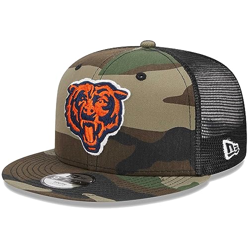 New Era Youth Camo Chicago Bears Alternate Logo Main Trucker 9FIFTY Snapback Hat