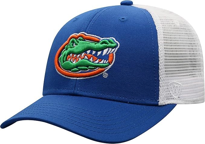 Collegiate Adjustable Trucker Hats (US, Alpha, One Size, Florida)