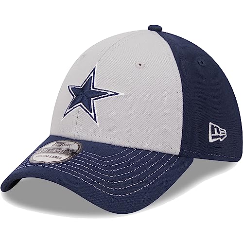 New Era Men's Gray Dallas Cowboys Main 39THIRTY Flex Hat