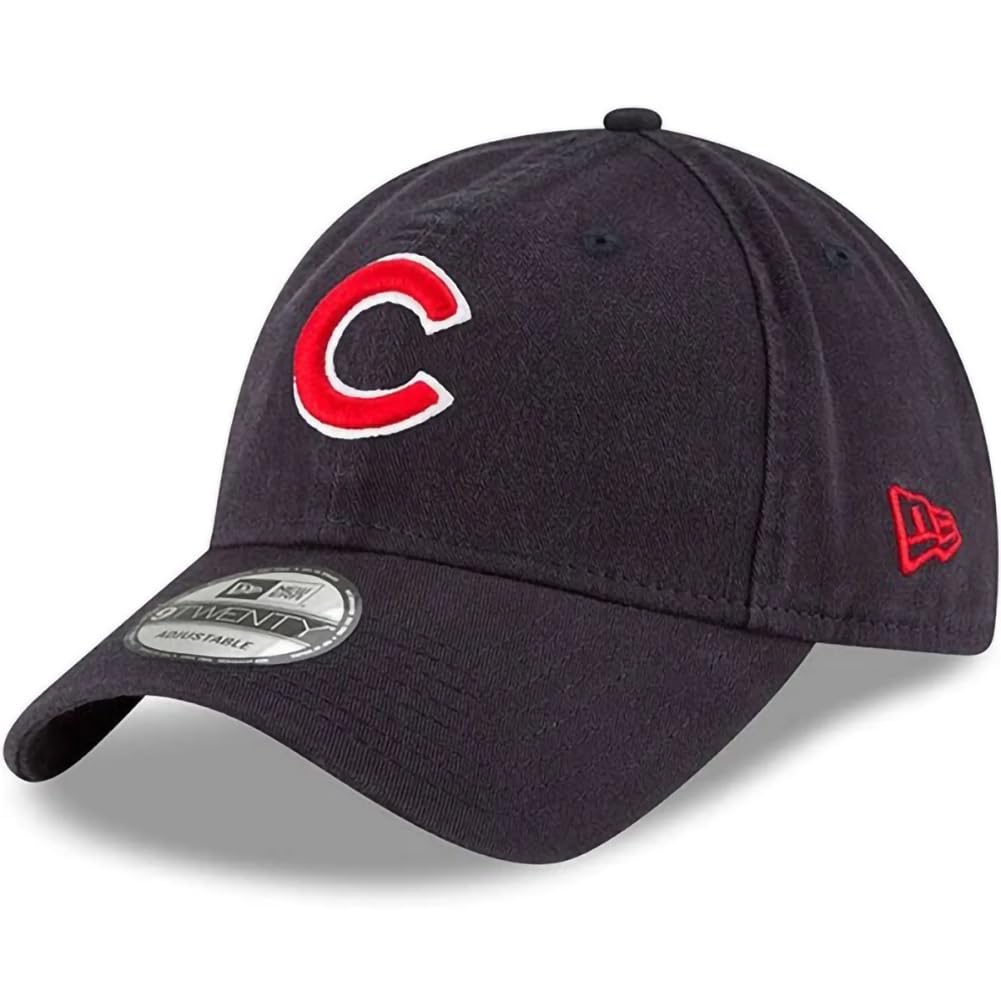 New Era MLB Core Classic 9TWENTY Alternate Adjustable Hat Cap One Size Fits All (Chicago Cubs Navy)