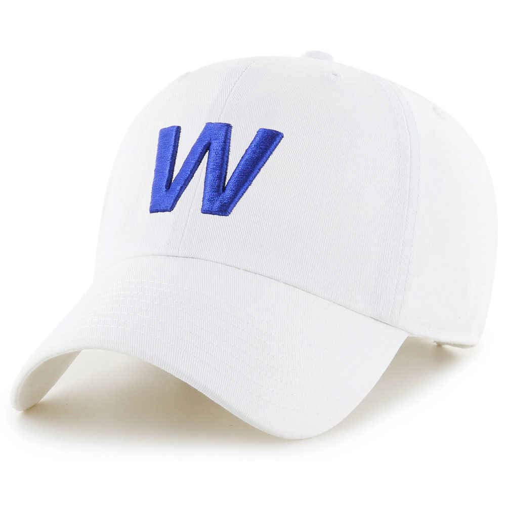 ThirtyFive55 Wrigley Field Adjustable White 'W' Cap