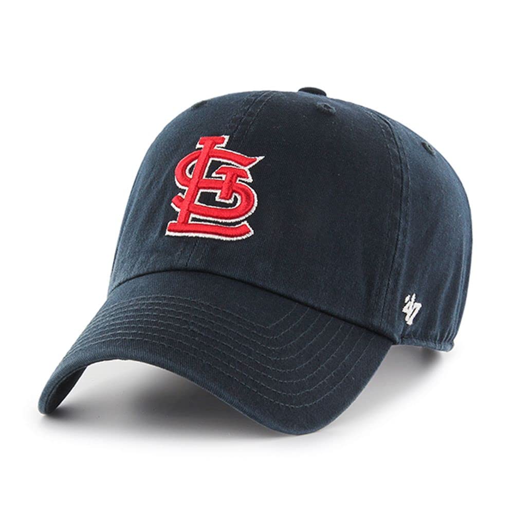 '47 St. Louis Cardinals Clean Up Dad Hat Baseball Cap - Navy, One Size