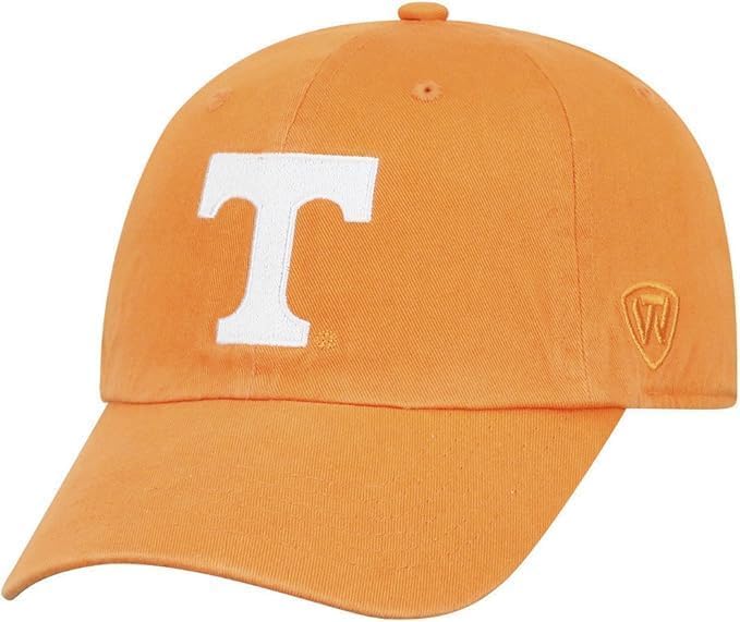 Collegiate Primary Color Relaxed Fit Adjustable Hats (US, Alpha, One Size, Tennessee)