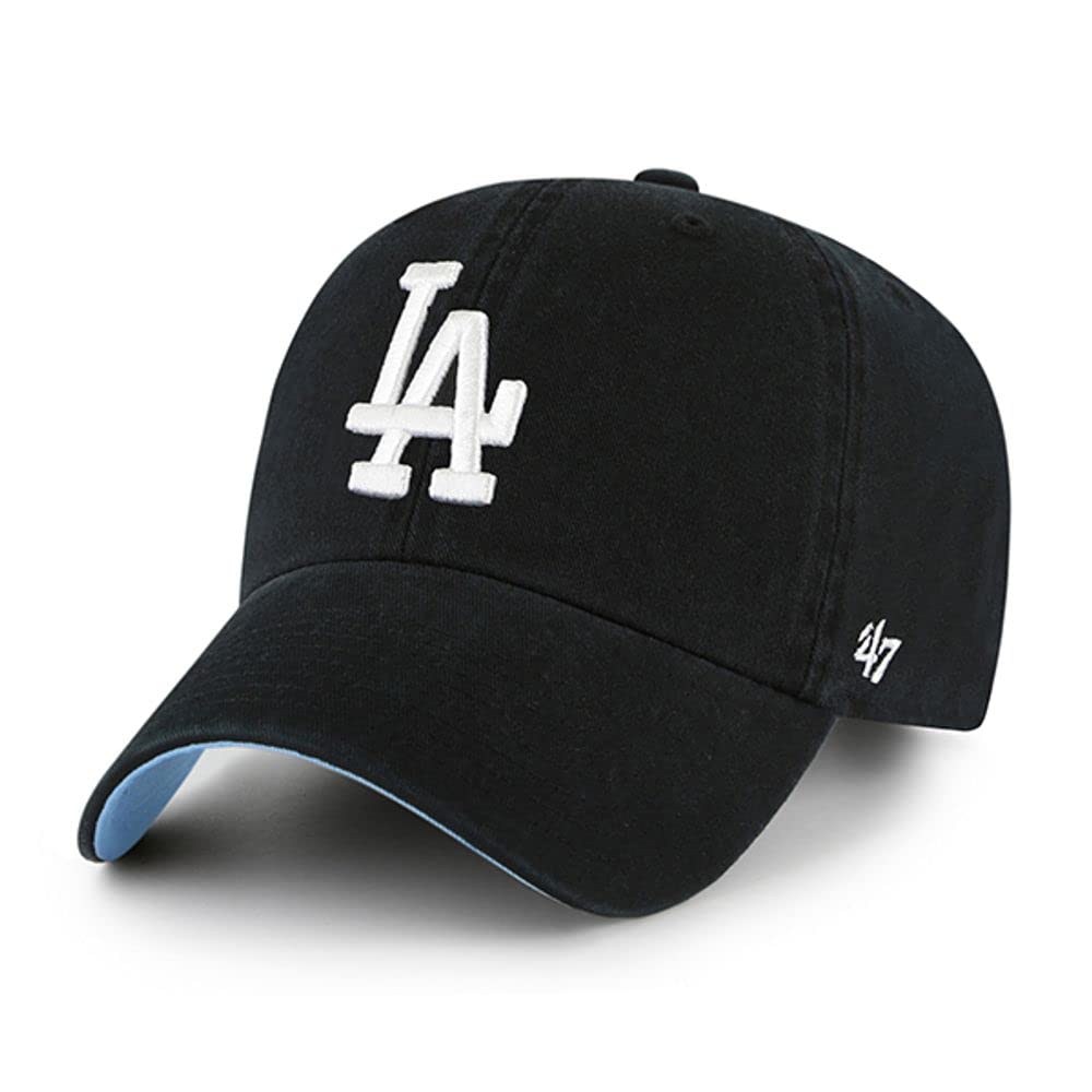 47 Los Angeles Dodgers Ballpark Clean Up Dad Hat Baseball Cap, Black, Blue