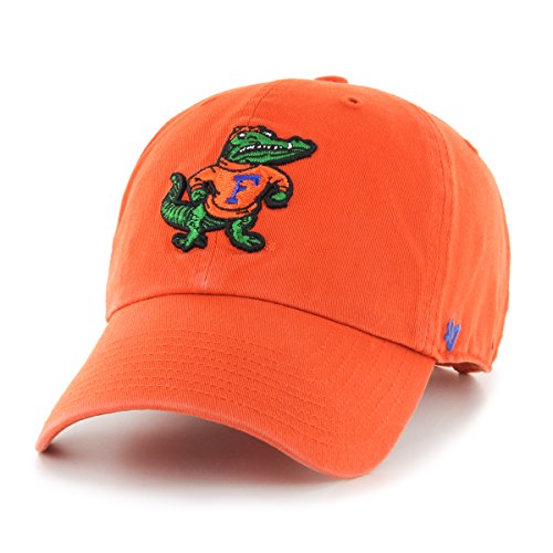 47 NCAA Florida Gators Clean Up Adjustable Hat, One Size, Orange