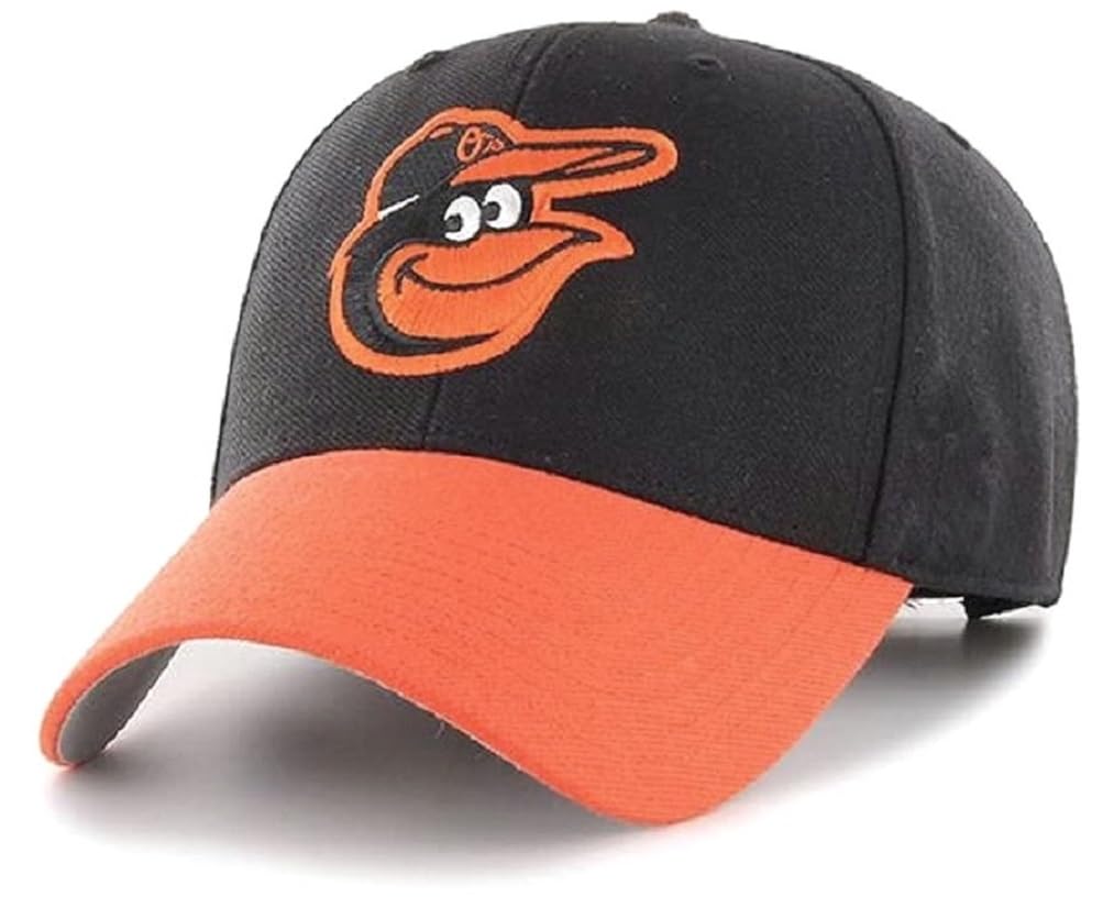 Officially Licensed Baltimore MVP Two-Tone Hat Classic Team Logo Adjustable Embroidered Structured Cap