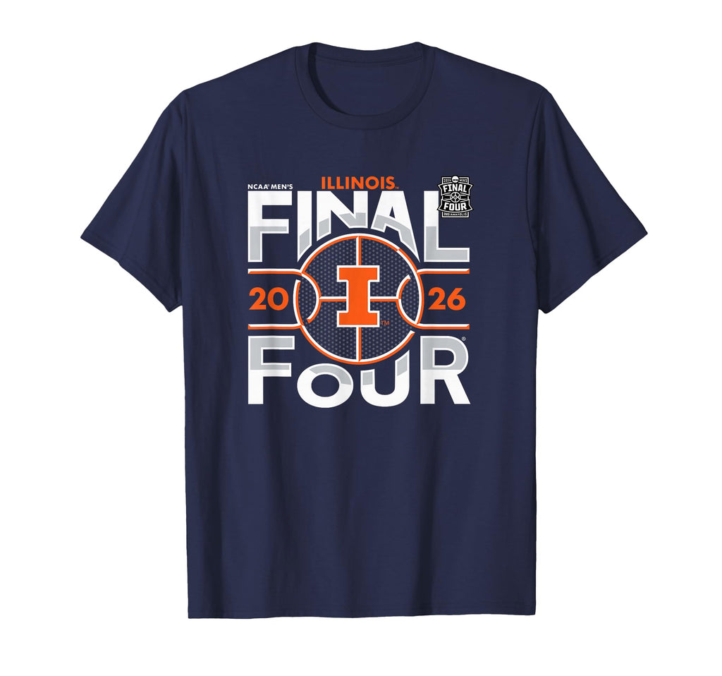 Illinois Illini Final Four 2026 Men's March Madness Vibes T-Shirt