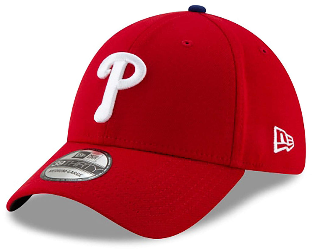 New Era MLB Philadelphia Phillies Team Classic Game 39Thirty Stretch Fit Cap, Red, Large/X-Large