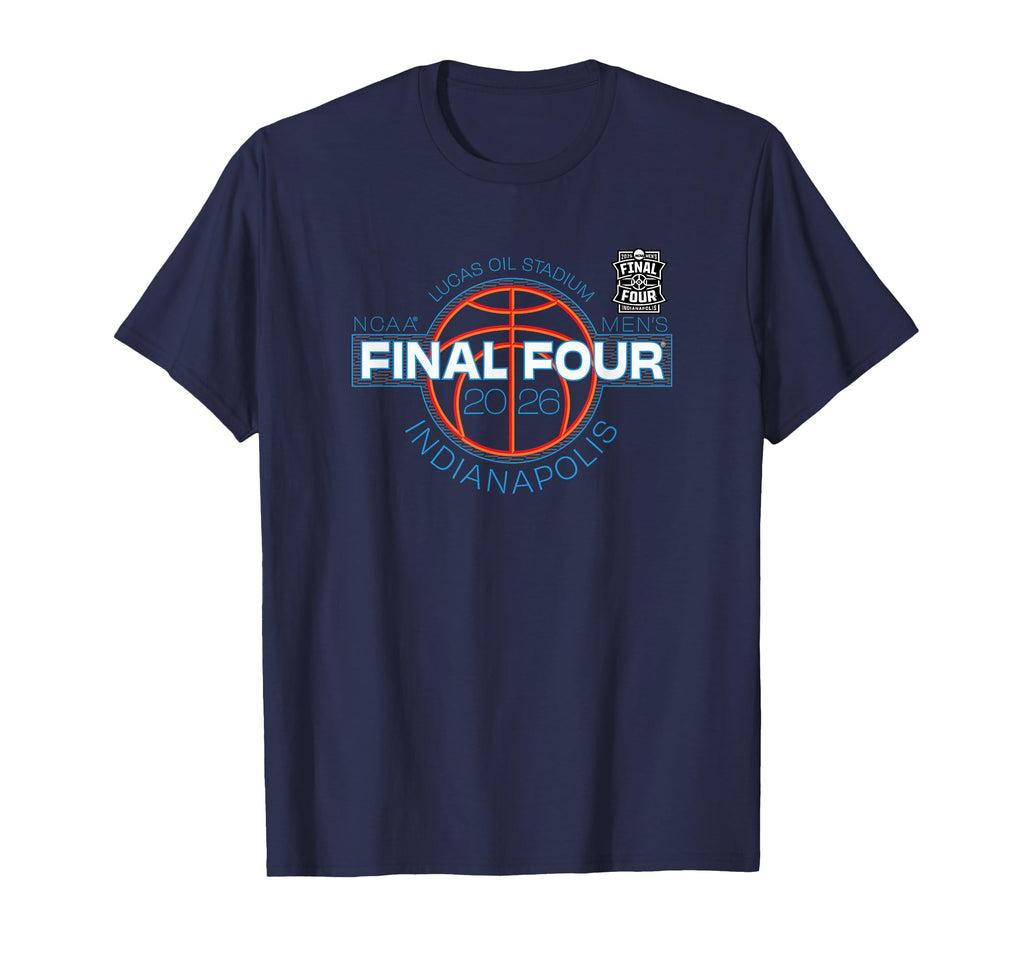 NCAA 2026 Final Four Men's Basketball Indianapolis Blue T-Shirt