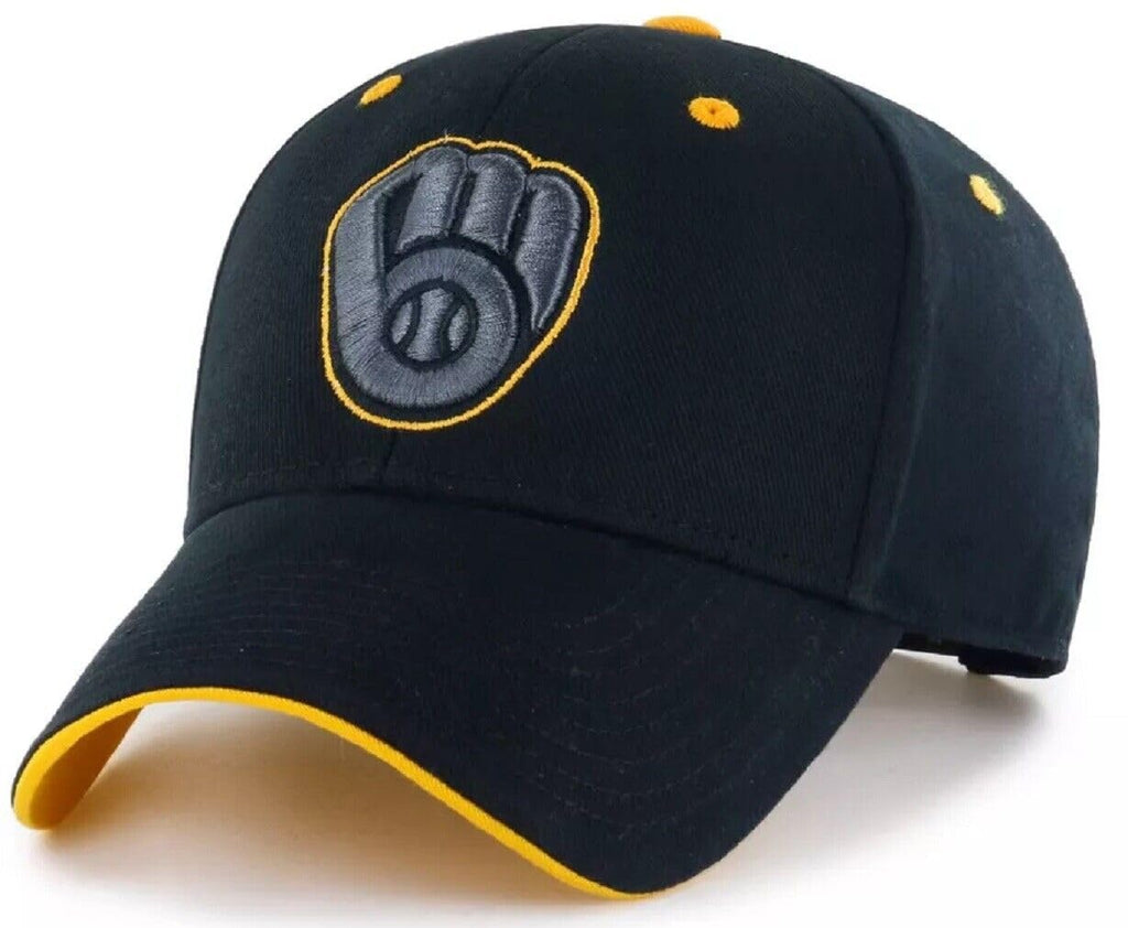 47 Milwaukee Brewer MVP Black Tonal Money Maker Vintage Hat Cap Adult Men's Adjustable