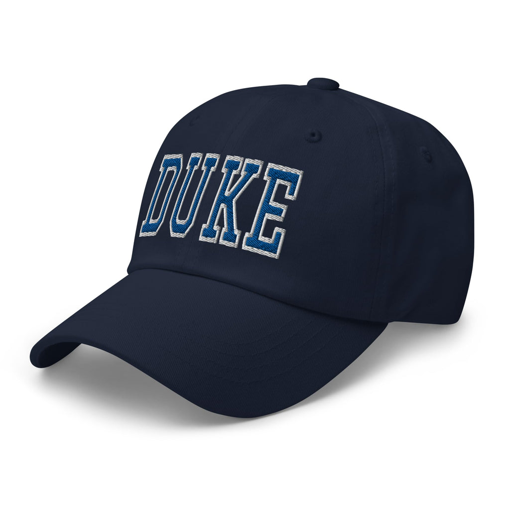 RIVEMUG NG Duke Curved Bill Embroidered Cap Relaxed Fit Low Crown Adjustable Dad Hat Navy