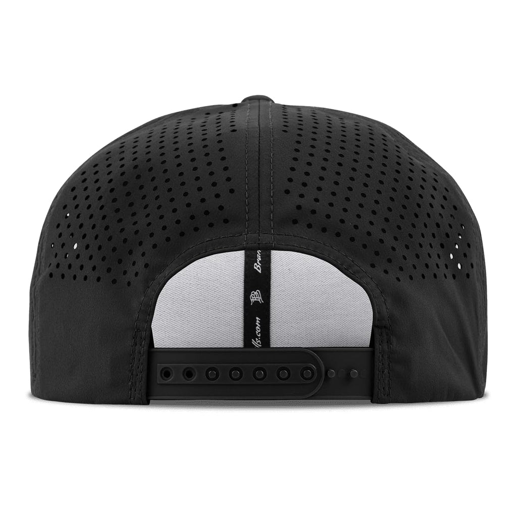 Branded Bills Officially Licensed x Texas Longhorns Black Flat Performance Texas Team Logo