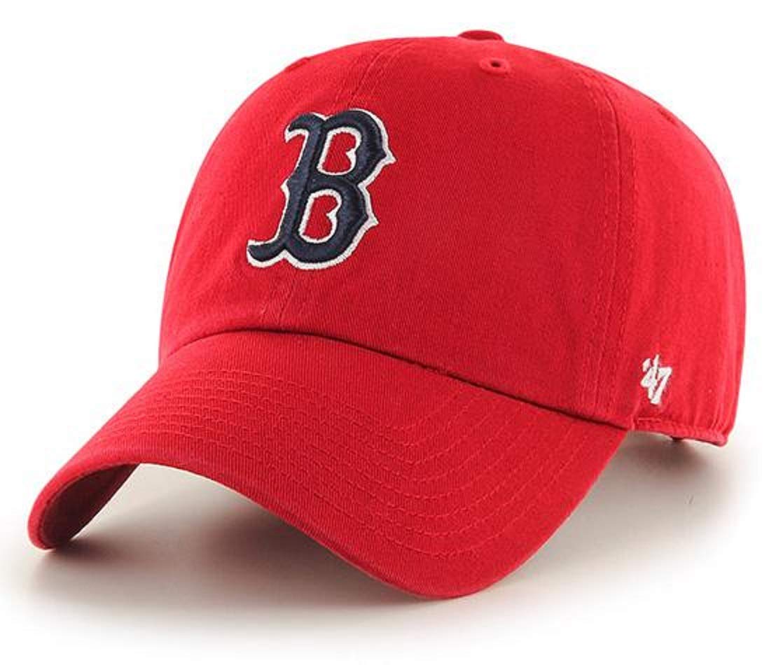 47 MLB Alternate Clean Up Adjustable Hat, Adult (Boston Red Sox Red ...