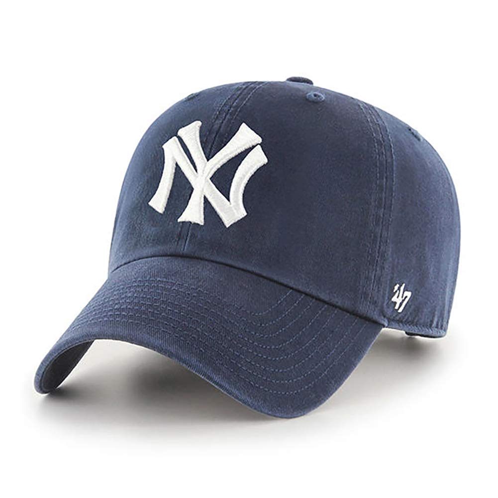 '47 New York Yankees Adjustable Cap Clean Up MLB, New York Yankees Navy Cooperstown, One Size