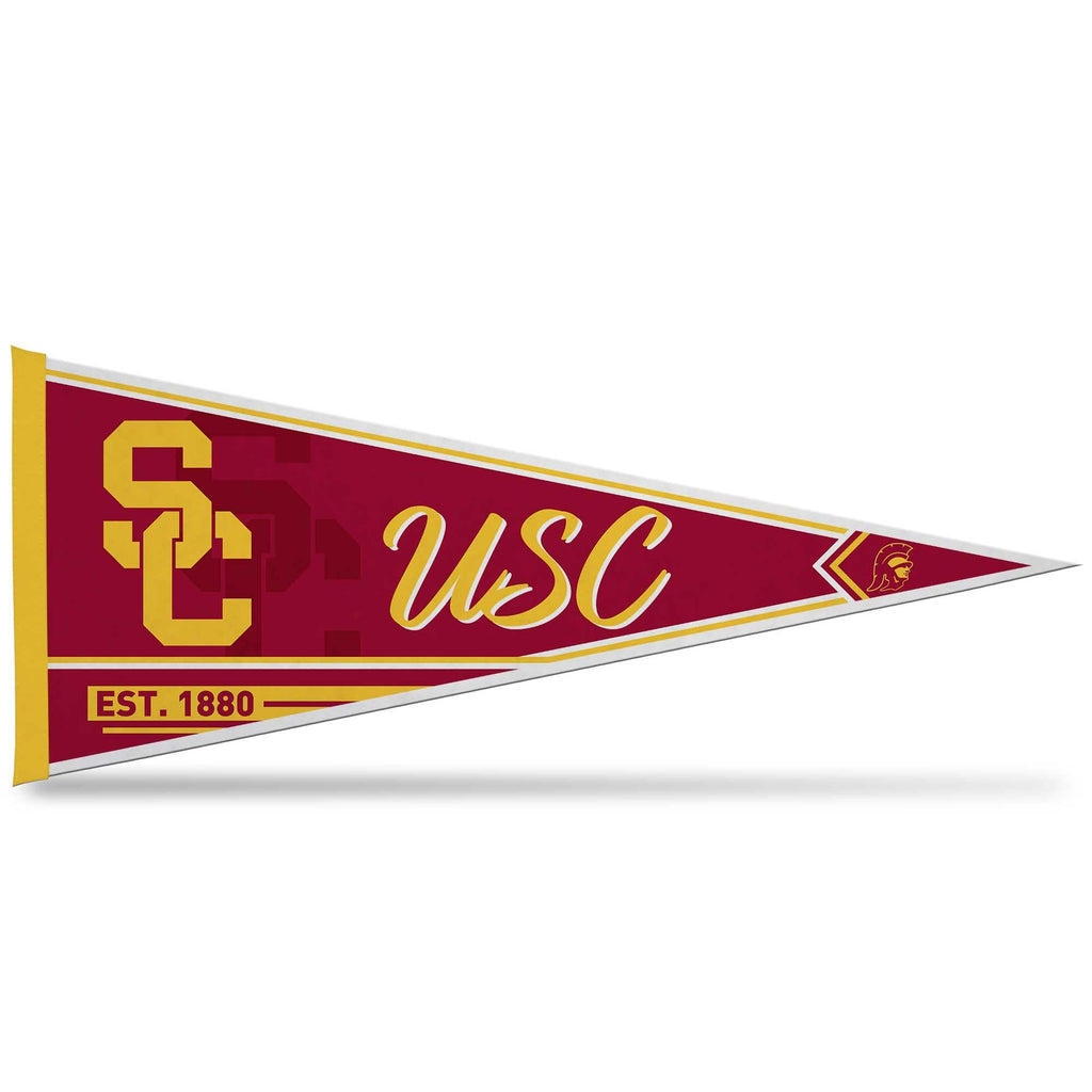 Rico Industries NCAA Southern California Trojans - USC USC Classic 12" x 30" Felt Wall Décor Pennant - Great for Home/Bed Room/Man Cave Décor
