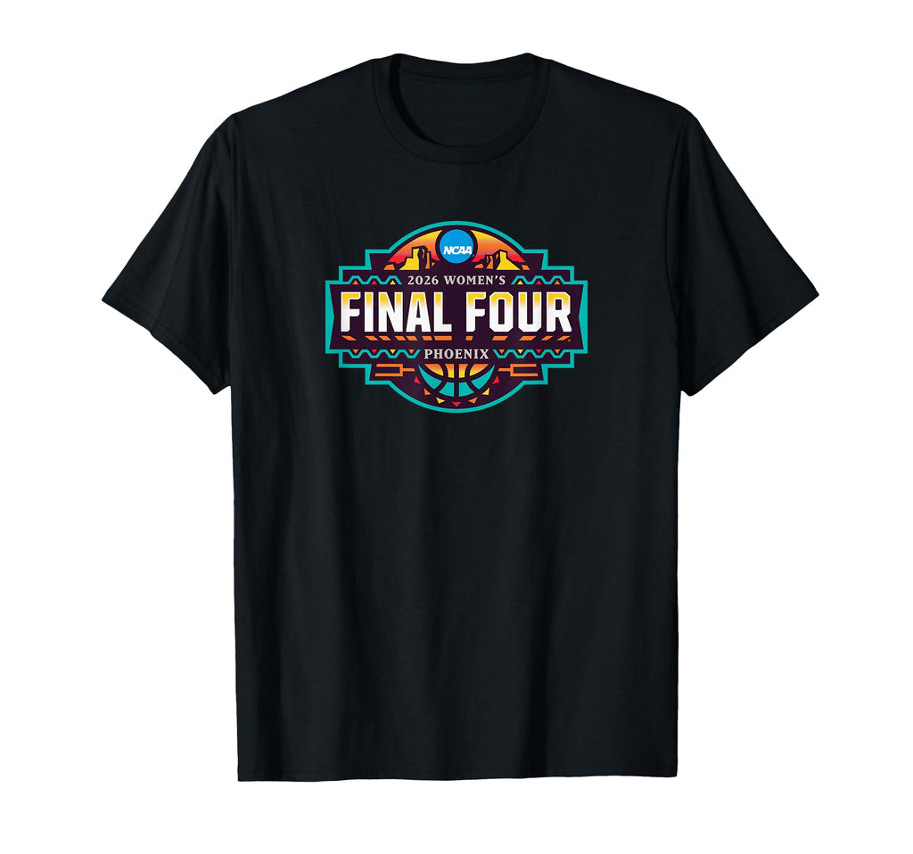 NCAA Final Four 2026 Women's Basketball Phoenix Logo T-Shirt